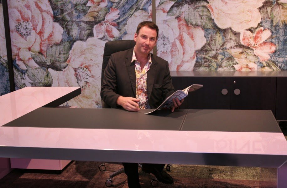 Chefzimmer Serie Pink in der Ausstellung